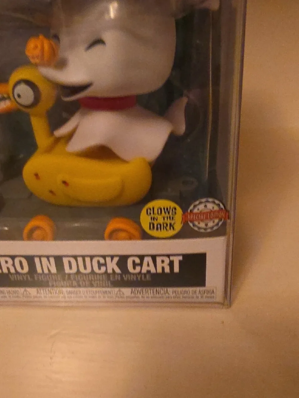 Funko Disney Zero Riding Yellow Duck Cart Pop! Figure